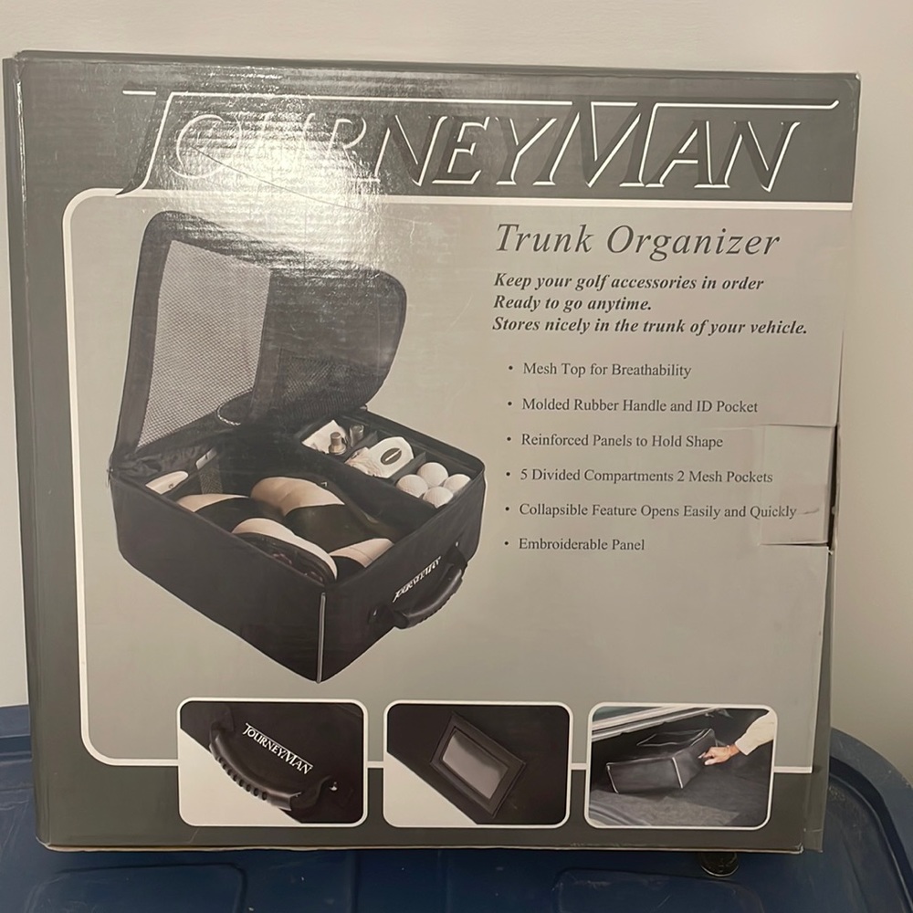 TRUNK ORGANIZER GOLF SHOES